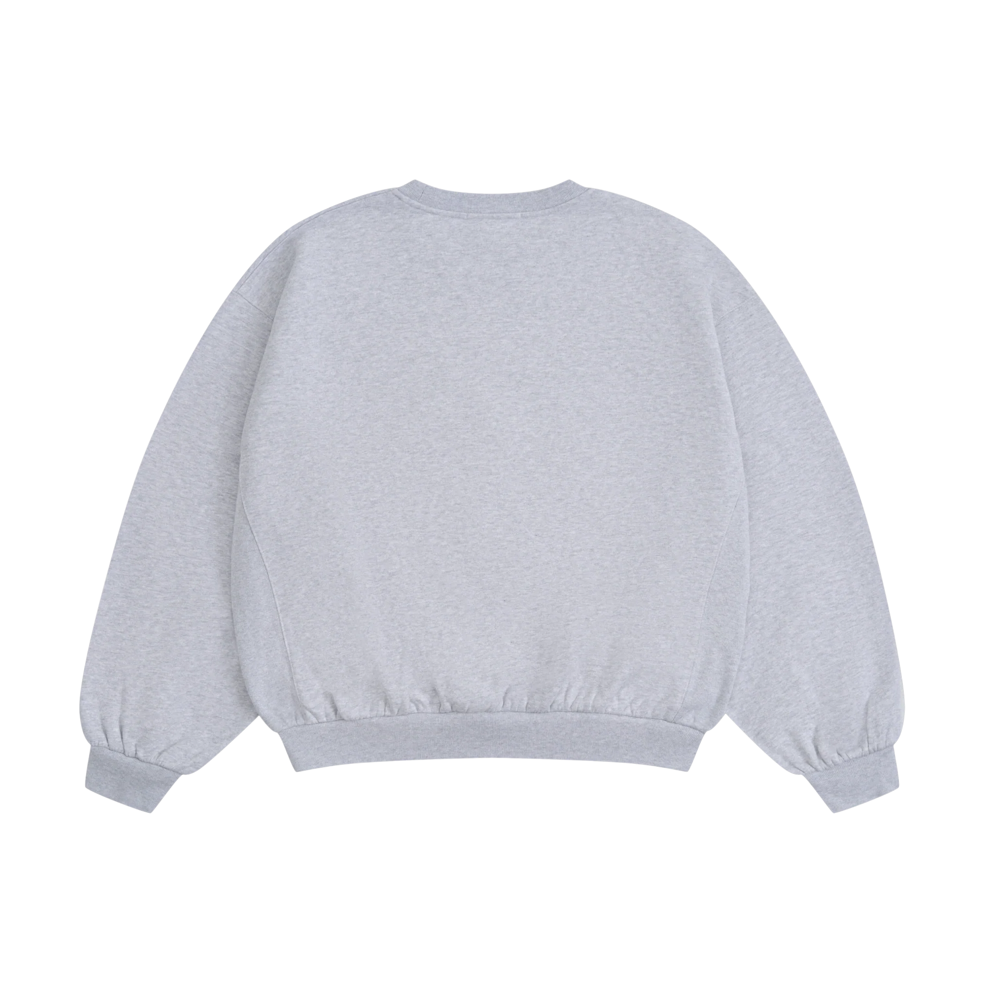 BRUSHED SWEATSHIRT WITH CRACKED LOGO - Image 3