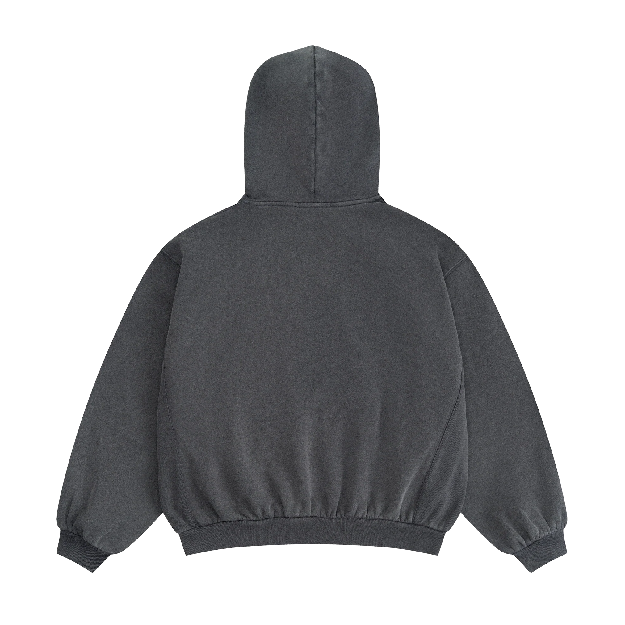 BRUSHED HOODIE WITH CRACKED LOGO - Image 3