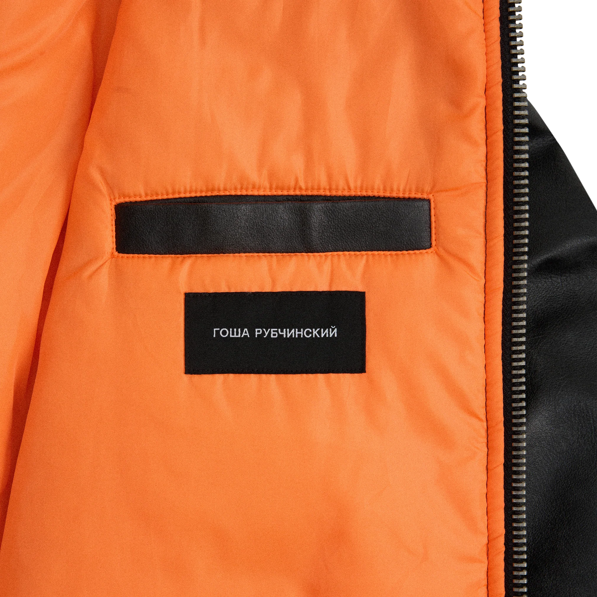 FAUX LEATHER BOMBER JACKET - Image 4