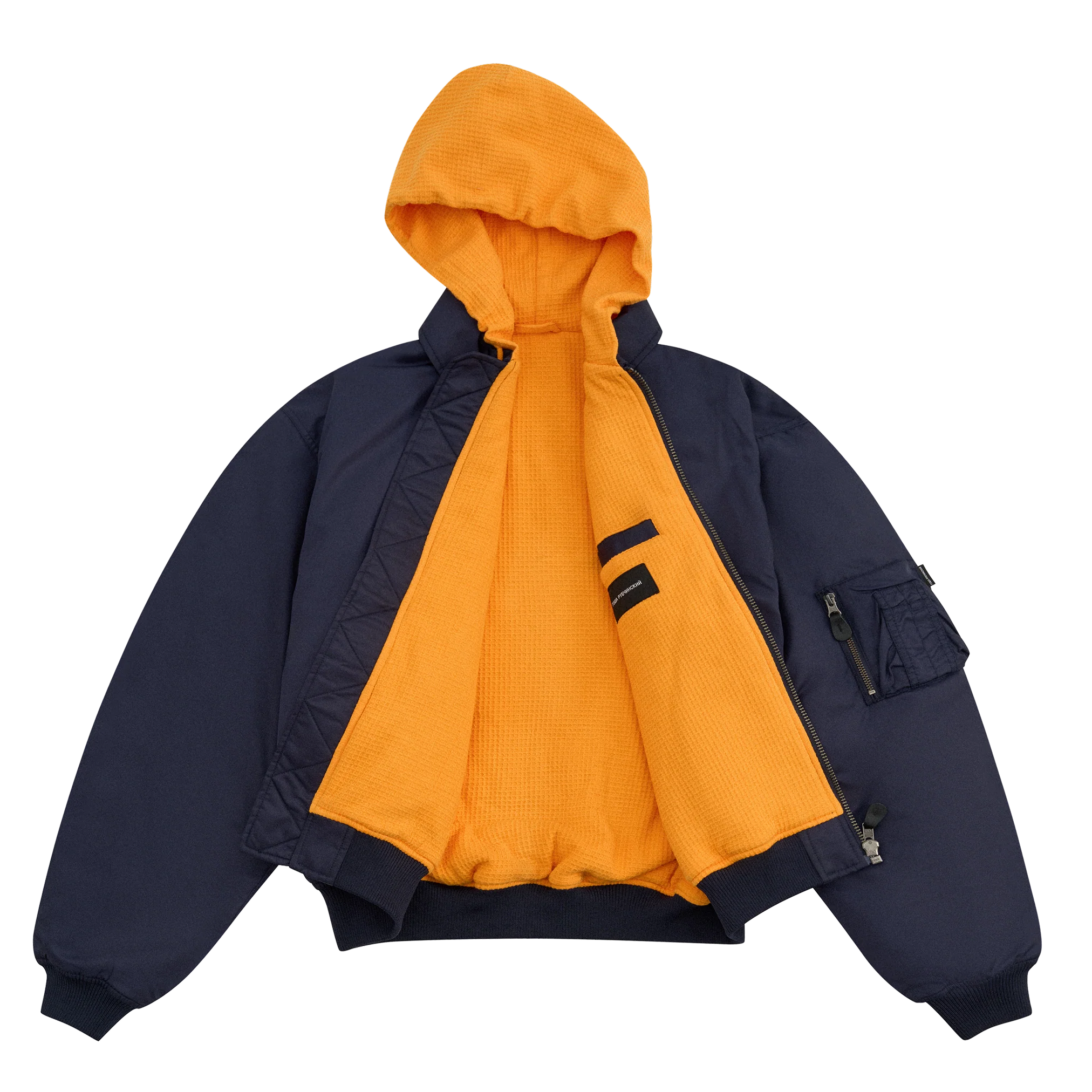 HOODED BOMBER JACKET - Image 6